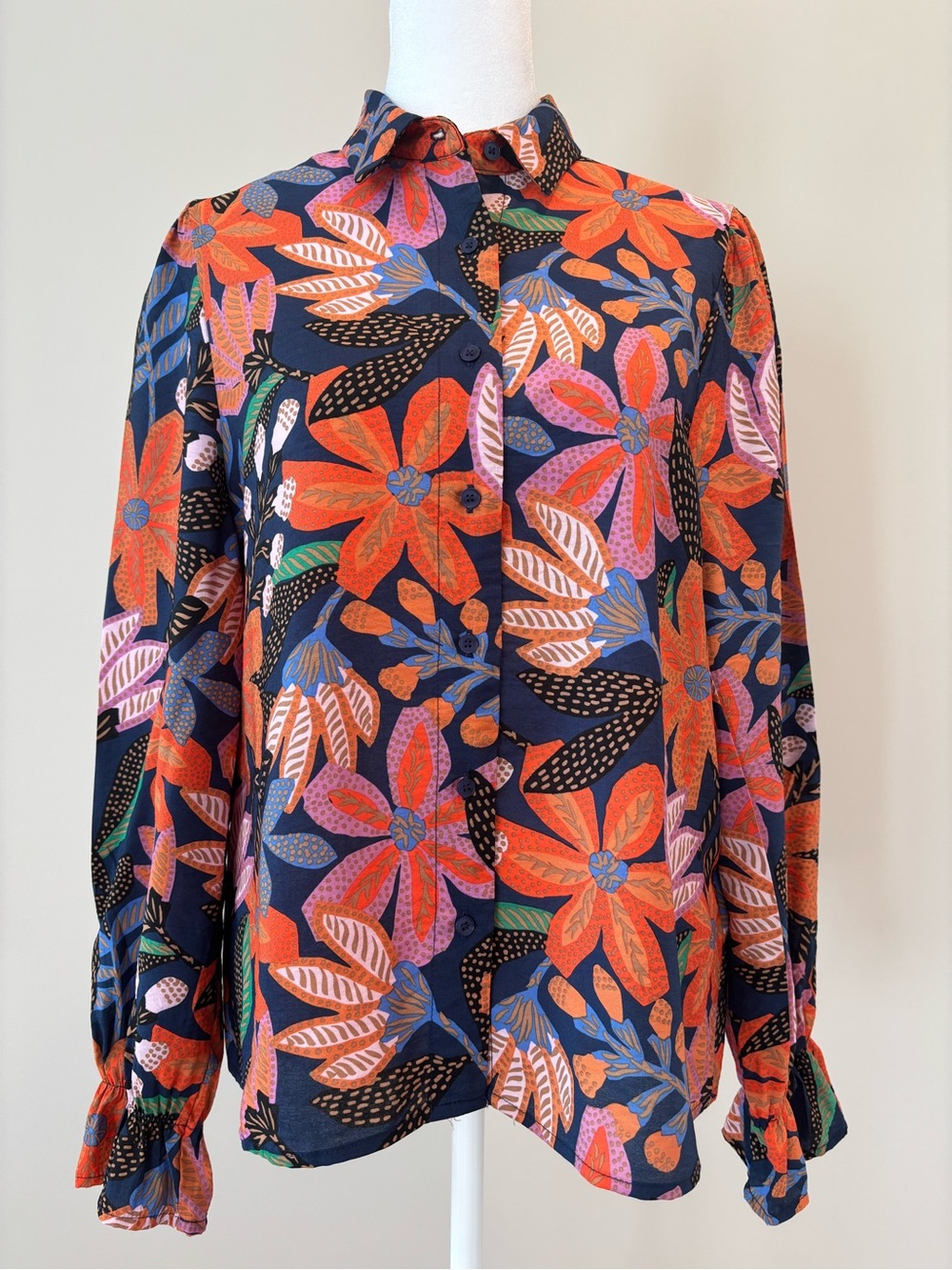 Compania Fantastica Long Sleeve Top Womens Large *Fits like Medium NWOT